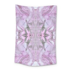 Pastels Symmetry Small Tapestry by kaleidomarblingart