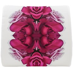 Diagonal Magenta Bouquet Seat Cushion