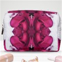 Diagonal Magenta Bouquet Make Up Pouch (Medium) View1