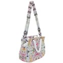 Painted Web Repeats Rope Handles Shoulder Strap Bag View2