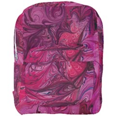 Red Feathers Full Print Backpack by kaleidomarblingart