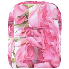 Scattered Magenta Roses Full Print Backpack by kaleidomarblingart