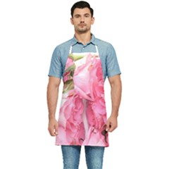 Scattered Magenta Roses Kitchen Apron