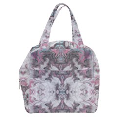 Marbling Symmetry Boxy Hand Bag by kaleidomarblingart