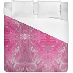 Magenta Repeats Duvet Cover (king Size) by kaleidomarblingart