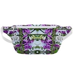 Woven Floral Repeat Waist Bag  by kaleidomarblingart