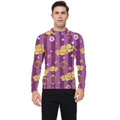 Aesthtic Pink Love Men s Long Sleeve Rash Guard