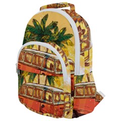 Travel Baby Rounded Multi Pocket Backpack by designsbymallika