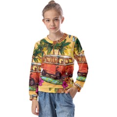 Travel Baby Kids  Long Sleeve Tee With Frill 