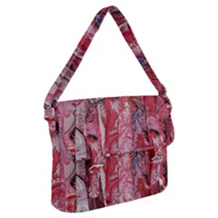 Pink Marbling Collage Buckle Messenger Bag by kaleidomarblingart