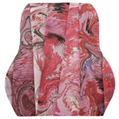 Pink Marbling Collage Car Seat Back Cushion  by kaleidomarblingart