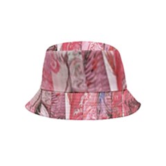 Pink Marbling Collage Bucket Hat (kids)