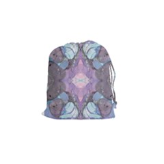 Marbled Patterns Drawstring Pouch (small)