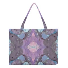 Marbled Patterns Medium Tote Bag by kaleidomarblingart