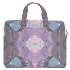 Marbled Patterns Macbook Pro Double Pocket Laptop Bag