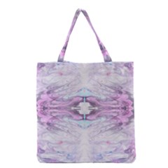 Pastel Marbling Grocery Tote Bag by kaleidomarblingart