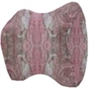 Pink Arabesque Velour Head Support Cushion View4