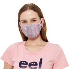 Pink Arabesque Crease Cloth Face Mask (adult)