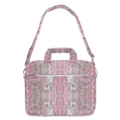 Pink Arabesque Macbook Pro Shoulder Laptop Bag (large)