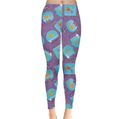 Aquarium With Fish And Sparkles Leggings 