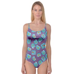 Aquarium With Fish And Sparkles Camisole Leotard 