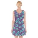 Aquarium With Fish And Sparkles V-Neck Sleeveless Dress View2