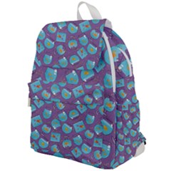 Aquarium With Fish And Sparkles Top Flap Backpack