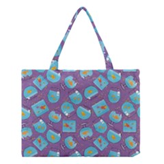 Aquarium With Fish And Sparkles Medium Tote Bag