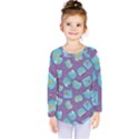 Aquarium With Fish And Sparkles Kids  Long Sleeve Tee View1