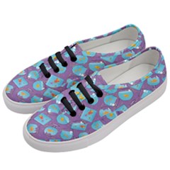 Aquarium With Fish And Sparkles Women s Classic Low Top Sneakers by SychEva