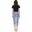 Aquarium With Fish And Sparkles Inside Out Lightweight Velour Capri Leggings  View2