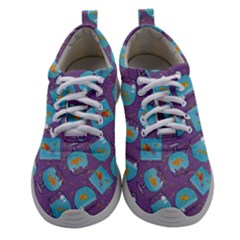 Aquarium With Fish And Sparkles Athletic Shoes