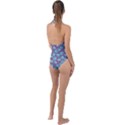 Aquarium With Fish And Sparkles Plunge Cut Halter Swimsuit View2