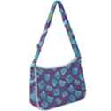 Aquarium With Fish And Sparkles Zip Up Shoulder Bag View1