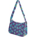 Aquarium With Fish And Sparkles Zip Up Shoulder Bag View2