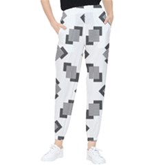 Black White Minimal Art Tapered Pants