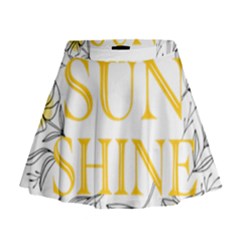 Be The Sunshine Mini Flare Skirt by designsbymallika