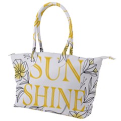 Be The Sunshine Canvas Shoulder Bag by designsbymallika