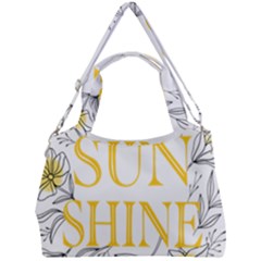 Be The Sunshine Double Compartment Shoulder Bag