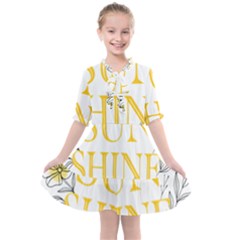 Be The Sunshine Kids  All Frills Chiffon Dress by designsbymallika