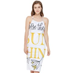 Be The Sunshine Bodycon Cross Back Summer Dress