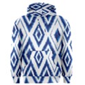 Blue Diamond Pattern Men s Core Hoodie View1