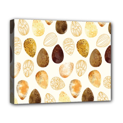 Golden Egg Easter Deluxe Canvas 20  X 16  (stretched) by designsbymallika