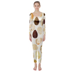 Golden Egg Easter Long Sleeve Catsuit by designsbymallika