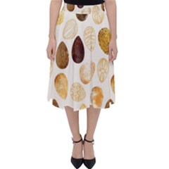 Golden Egg Easter Classic Midi Skirt by designsbymallika