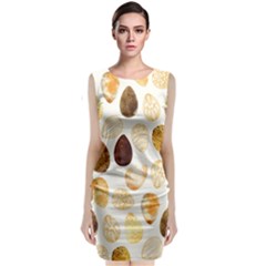 Golden Egg Easter Classic Sleeveless Midi Dress by designsbymallika