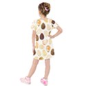 Golden Egg Easter Kids  Short Sleeve Velvet Dress View2