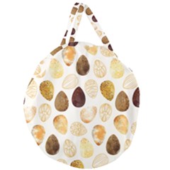 Golden Egg Easter Giant Round Zipper Tote by designsbymallika