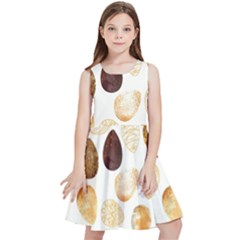 Golden Egg Easter Kids  Skater Dress by designsbymallika