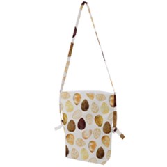 Golden Egg Easter Folding Shoulder Bag by designsbymallika